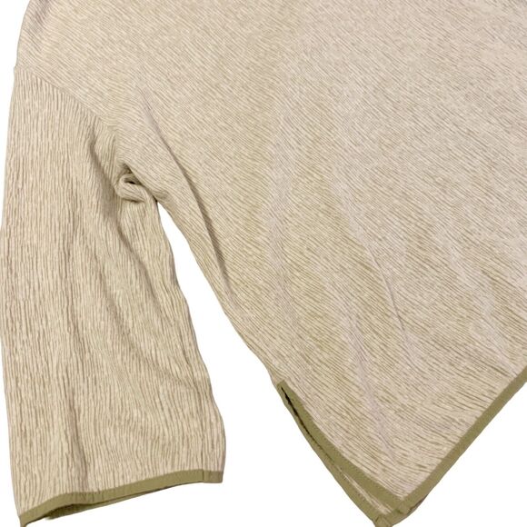 J. Jill Pure Sage Cream Blouse XS Women Linen Blend Textured BohoChic Earthy - Picture 4 of 16